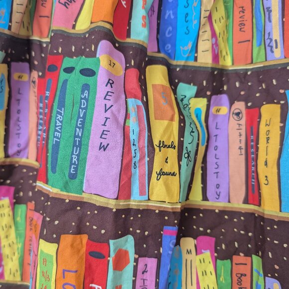 Like NEW Modcloth Literary Flirt A-Line Skirt - M - Picture 4 of 8